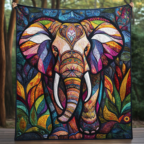 Patchwork Elephant WJ0411020CL Quilt