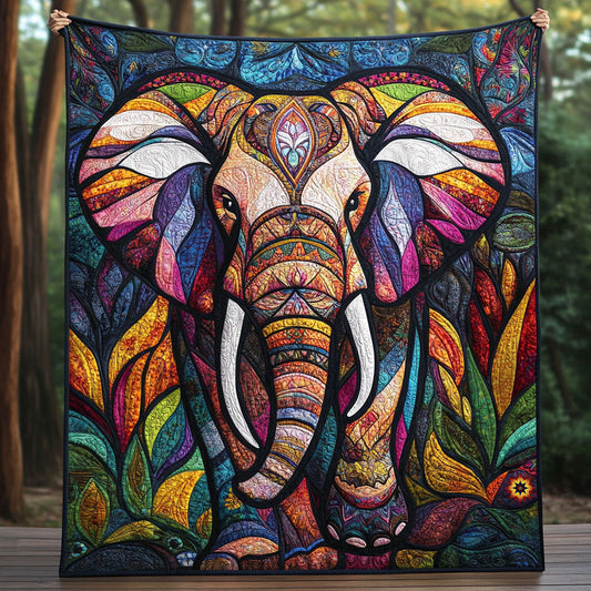 Patchwork Elephant WJ0411020CL Quilt