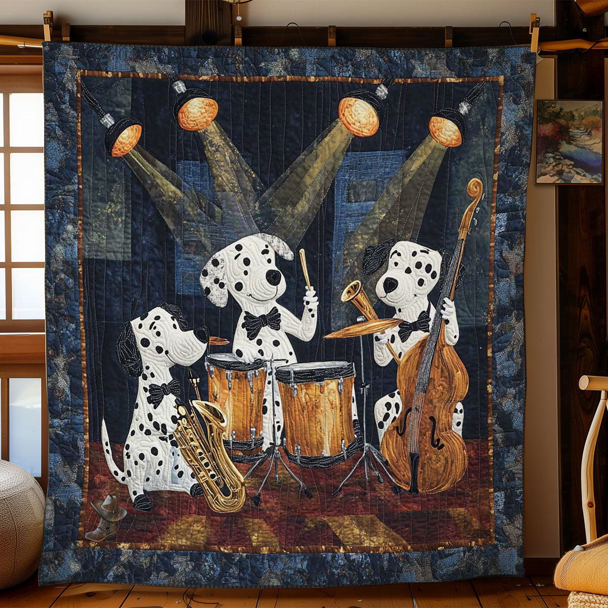 Rockin' Dalmatian WN1511023CL Quilt