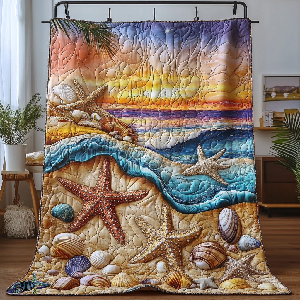 Starfish Gorgeous Sunset WU1710003CL Quilt