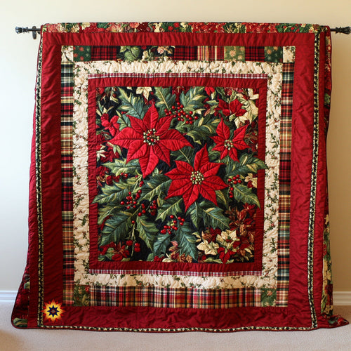 Poinsettia WU0911021CL Quilt