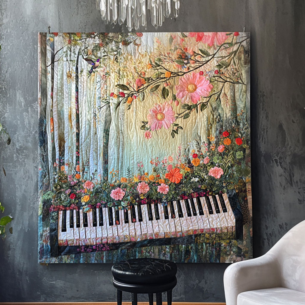 Piano Singing In The Wild WU2310045CL Quilt
