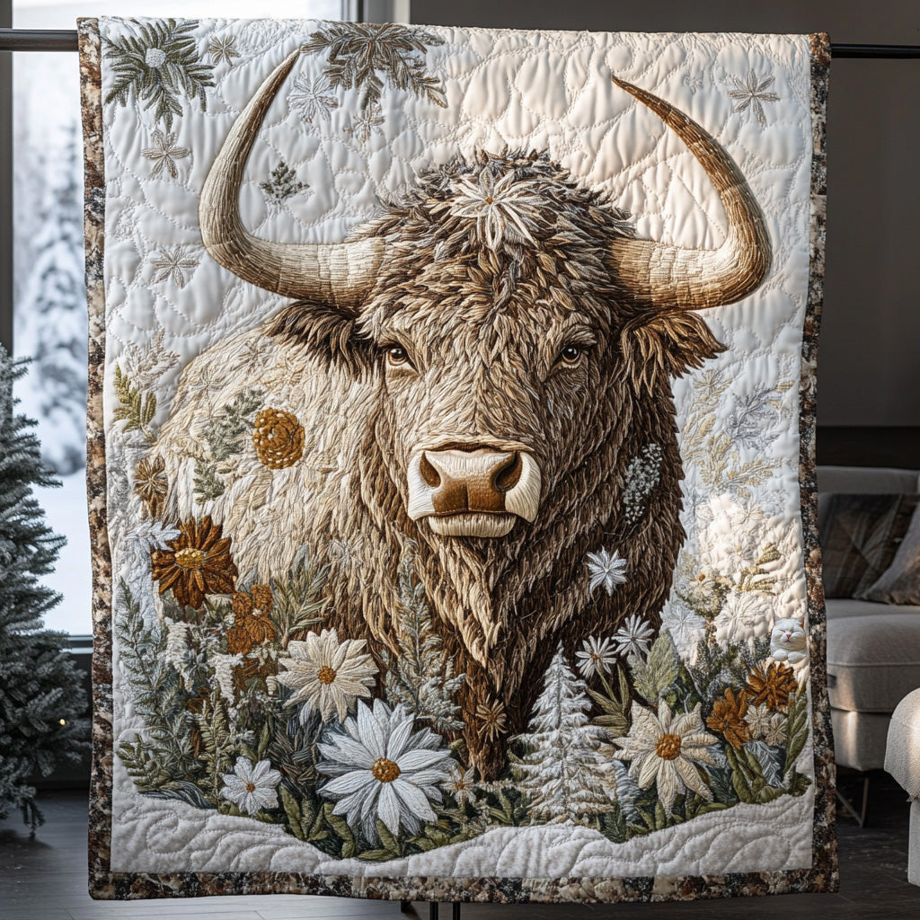 Winter Bull WU2110016CL Quilt