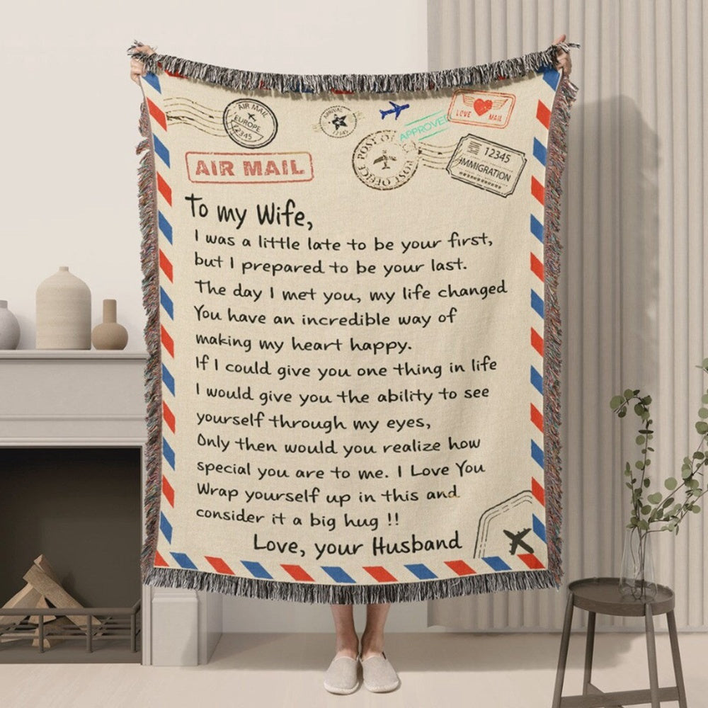 Letter From Husband To Wife 3D Printed Blanket, Farm Blanket, Farm Animal Blanket