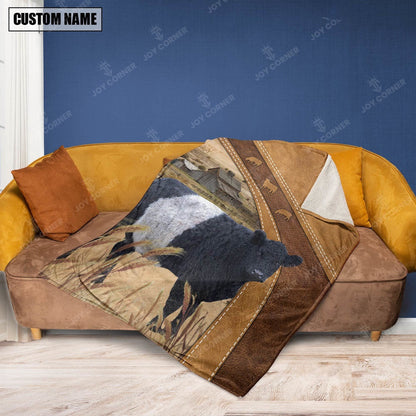 Galloway Custom Name Blanket Collection, Farm Blanket, Farm Animal Blanket