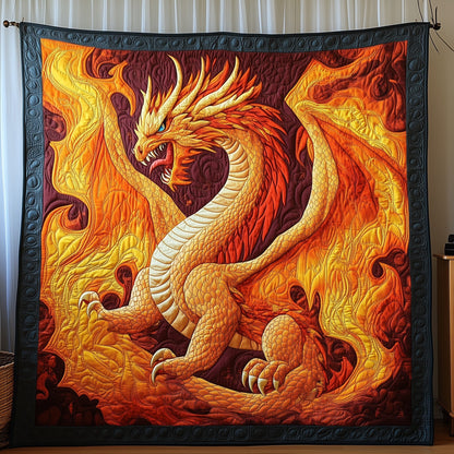 Firestorm Dragon Quilted Blanket GFTOAB3541