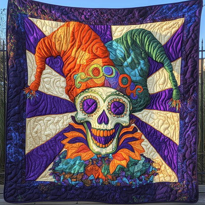 Ghostly Jester Quilted Blanket GFTOAB3495