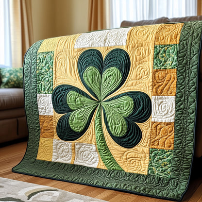 Irish Shamrock Quilted Blanket GFTOTP4286