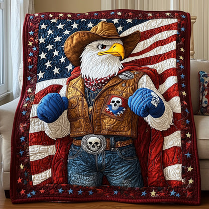 Wild West Patriot Quilted Blanket GFTOHD3419
