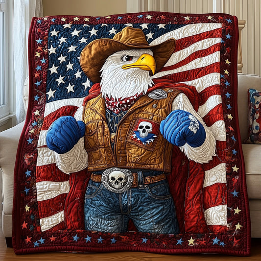 Wild West Patriot Quilted Blanket GFTOHD3419