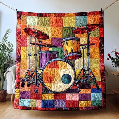 Sunshine Drum Set Quilted Blanket GFTOTP4247