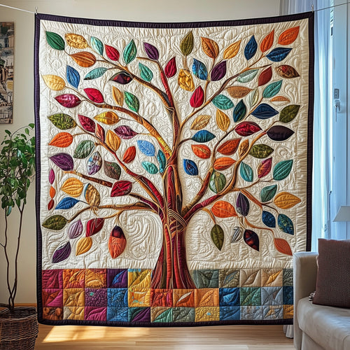 Elegant Tree Quilted Blanket GFTOTP4305