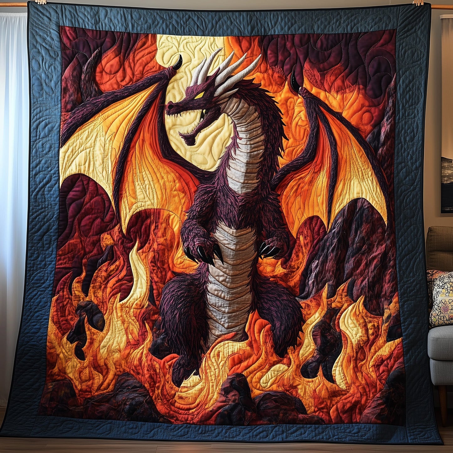 Fury of the Firelands Quilted Blanket GFTOAB3543