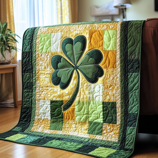 Irish Shamrock Quilted Blanket GFTOTP4287