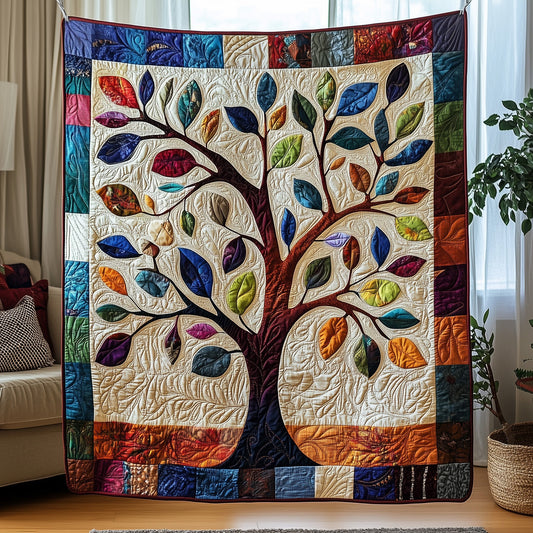 Elegant Tree Quilted Blanket GFTOTP4304