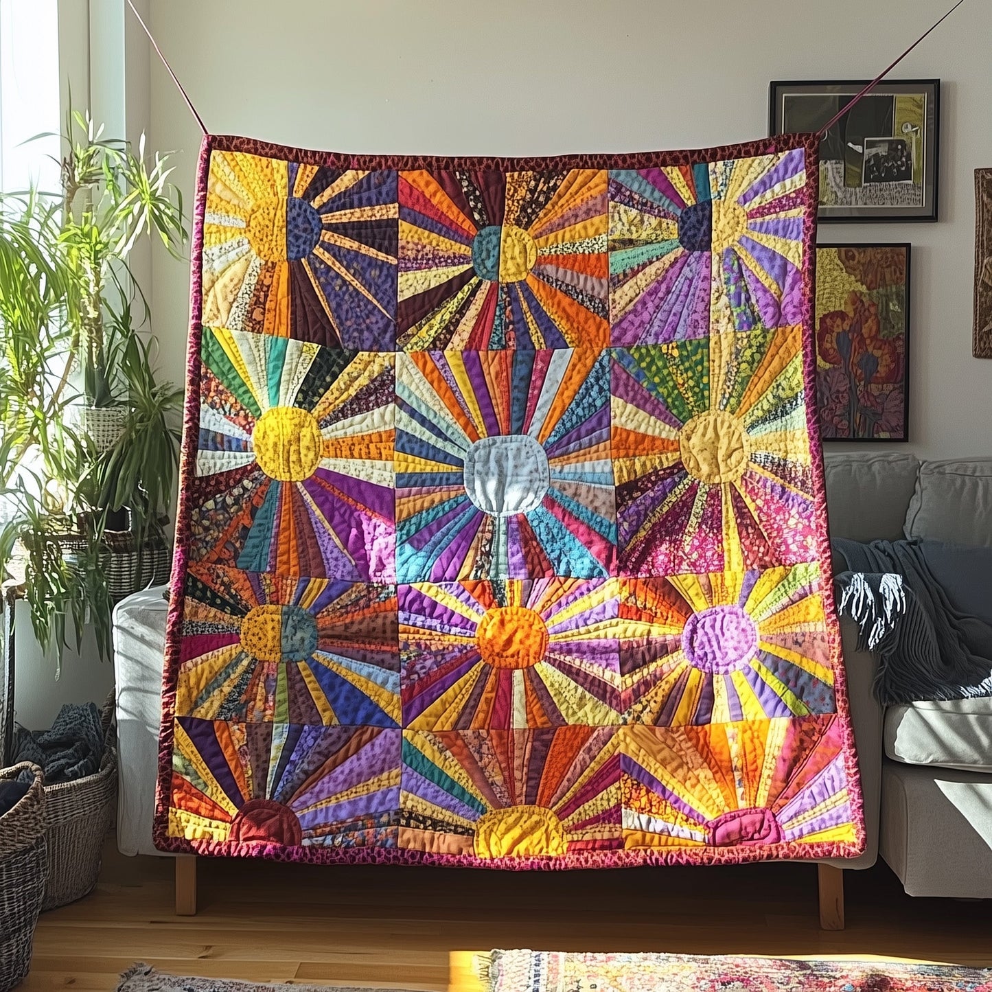 Sunburst Quilted Blanket GFTOTP4308