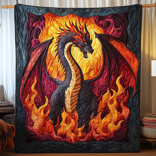Lava Dragon Quilted Blanket GFTOAB3545
