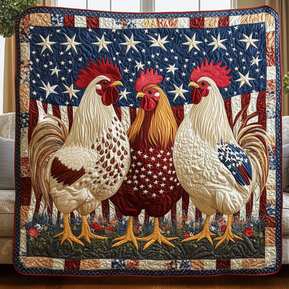 Feathers of Freedom Quilted Blanket GFTOHD3487