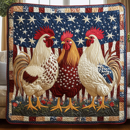 Feathers of Freedom Quilted Blanket GFTOHD3487