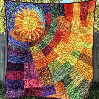 Radiant Sunburst Quilted Blanket GFTOAB3393
