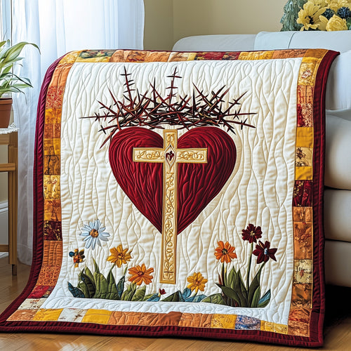 Sacred Heart Quilted Blanket GFTOTP4197