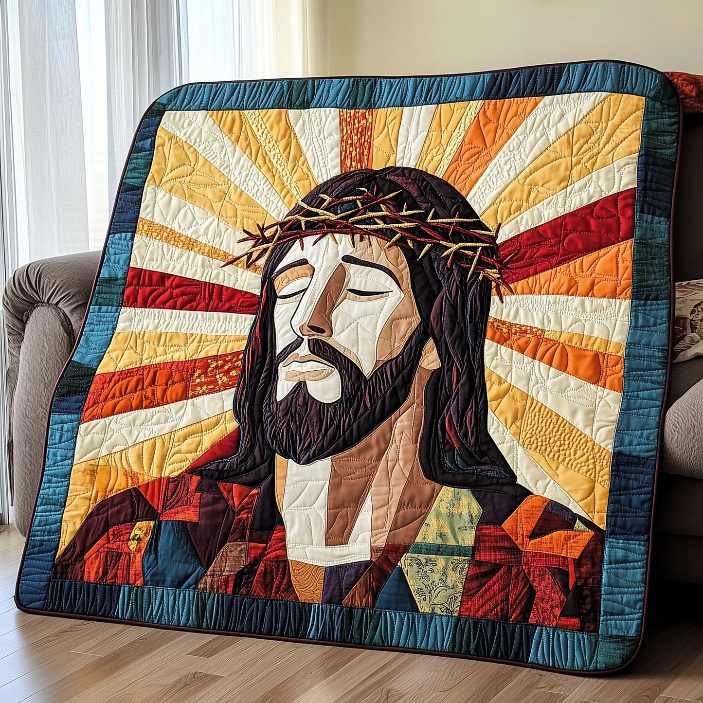 Crown of Thorns Quilted Blanket GFTOTP4224
