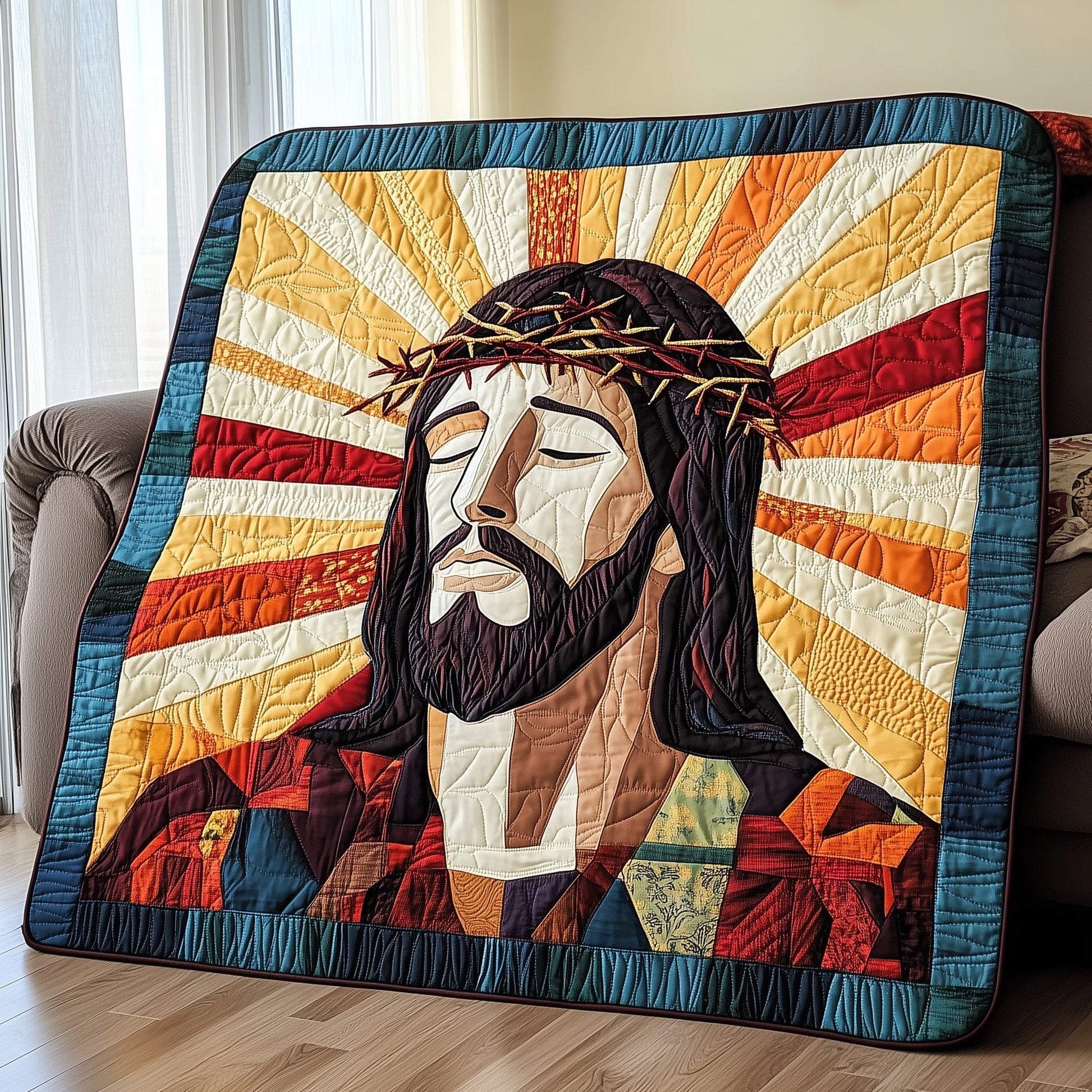 Crown of Thorns Quilted Blanket GFTOTP4224