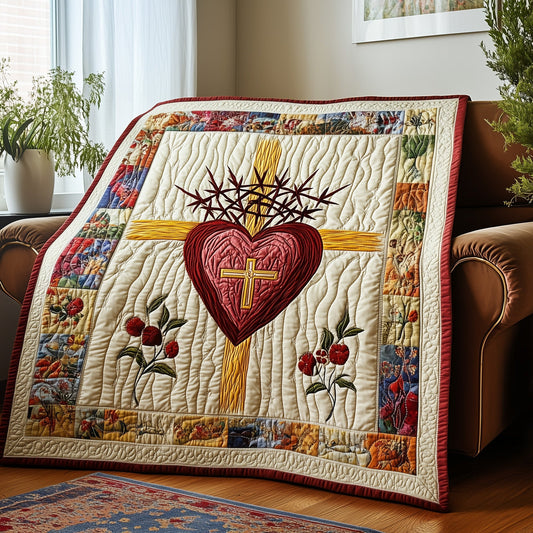 Sacred Heart Quilted Blanket GFTOTP4228