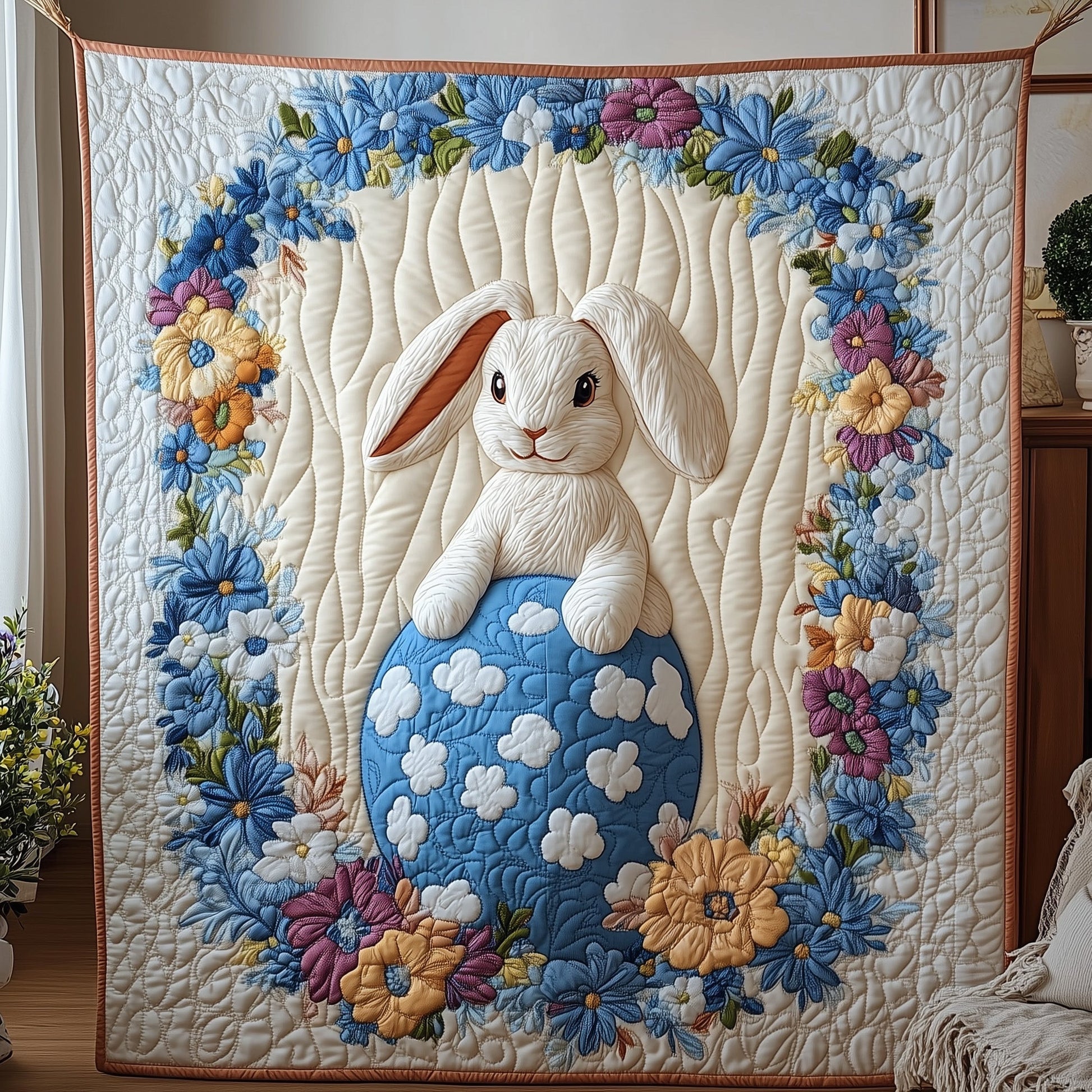 Bunny Kisses Quilted Blanket GFTOAB3399