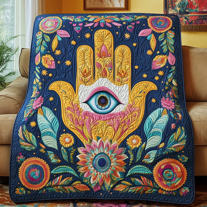 Jewish Hamsa Quilted Blanket GFTOHD3353