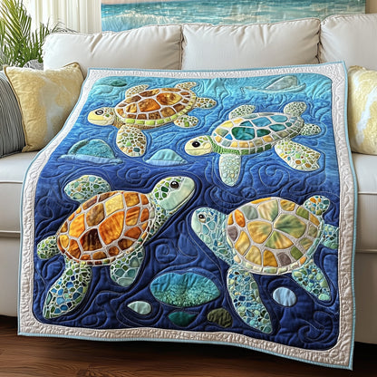 Little Voyager Of Ocean Quilted Blanket GFTOAB3422