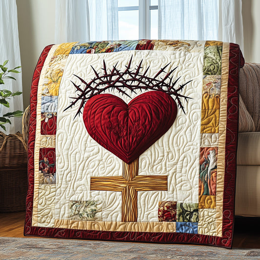 Sacred Heart Quilted Blanket GFTOTP4195
