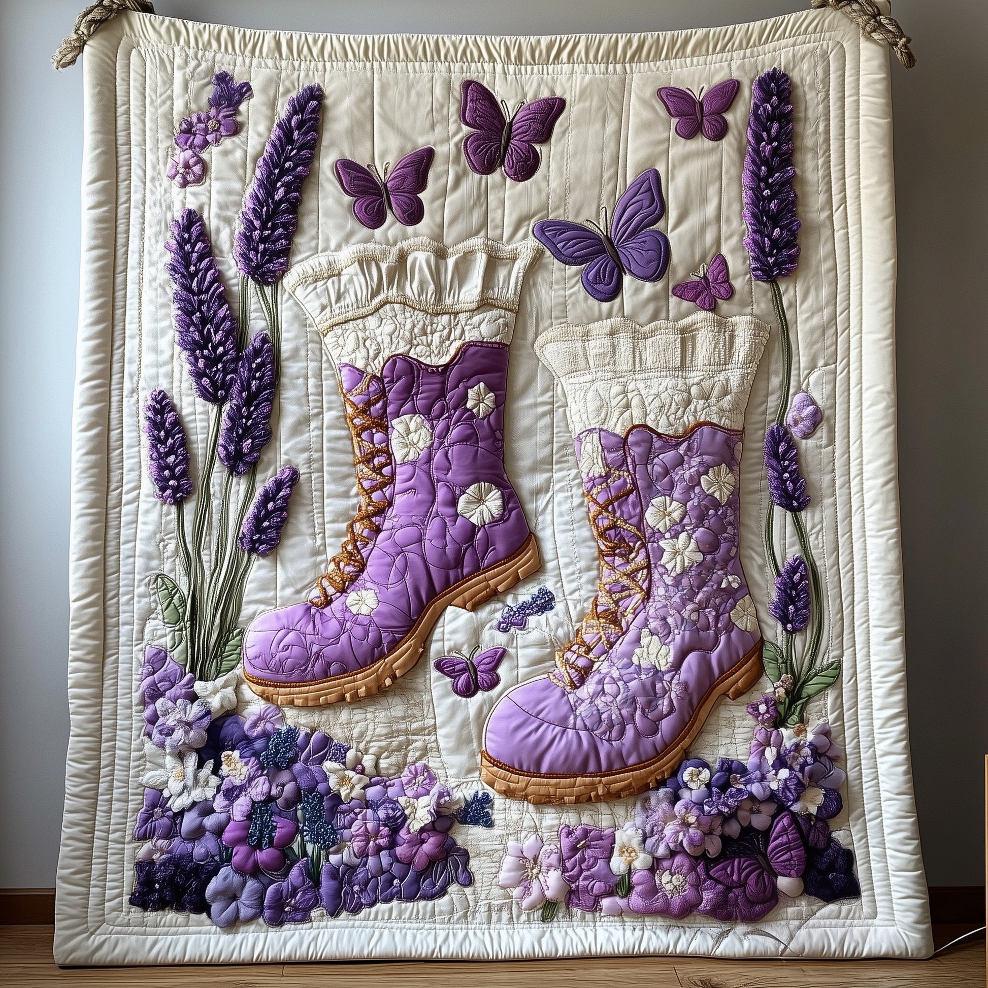 Boots Breeze And Blossoms Quilted Blanket GFTOAB3452