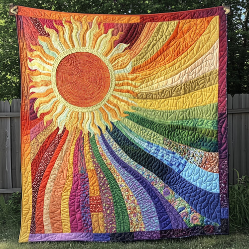 Solar Symphony Quilted Blanket GFTOAB3388