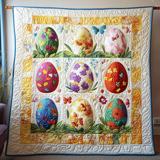 Egg Hunt Extravaganza Quilted Blanket GFTOAB3407