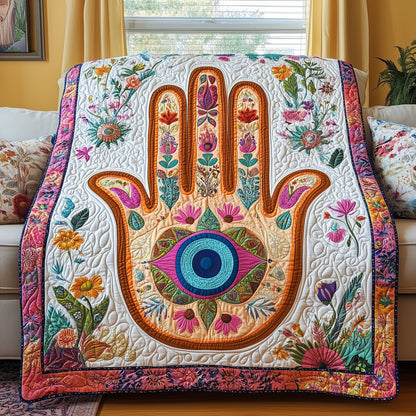 The Mystic Hamsa Quilted Blanket GFTOHD3351