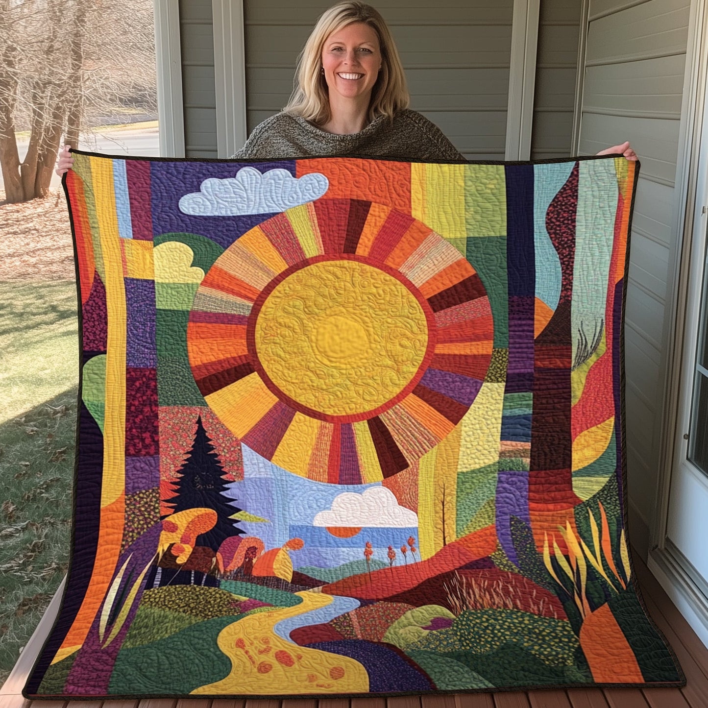 Eternal Sunshine Quilted Blanket GFTOAB3390