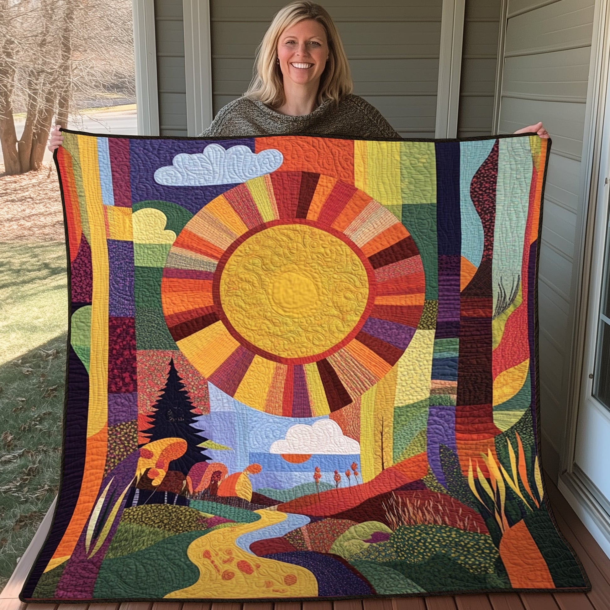 Eternal Sunshine Quilted Blanket GFTOAB3390