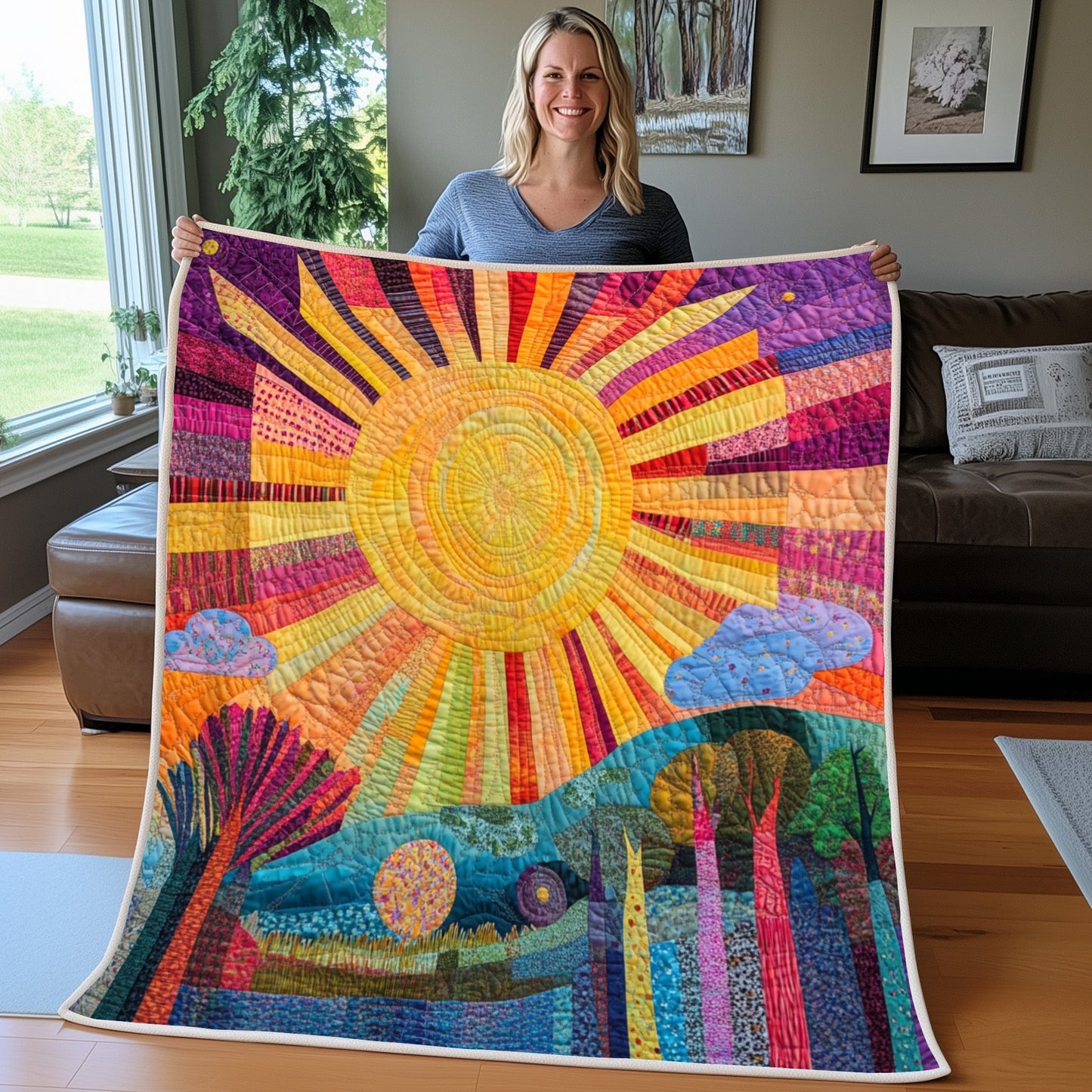 Eternal Sunshine Quilted Blanket GFTOAB3391