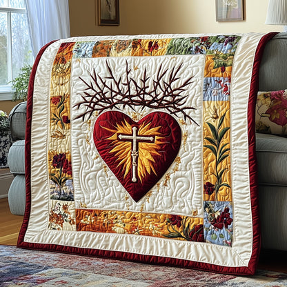 Sacred Heart Quilted Blanket GFTOTP4196