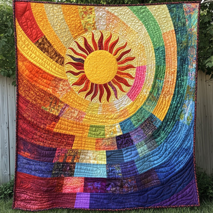 Radiant Sunburst Quilted Blanket GFTOAB3394