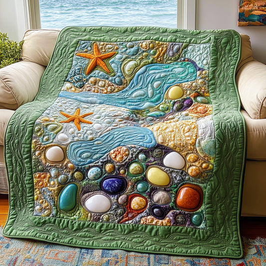 Glistening Shores Quilted Blanket GFTOAB3382