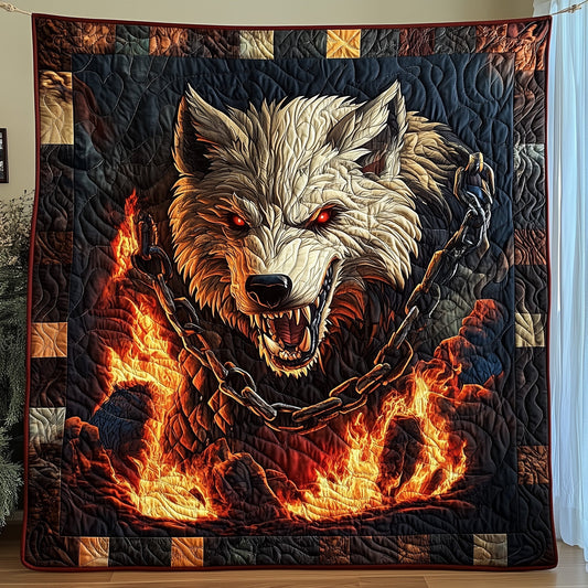 Bound Fenrir Roars Quilted Blanket GFTOHD3370