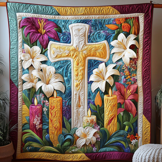 Resurrection Blessings Quilted Blanket GFTOAB3417