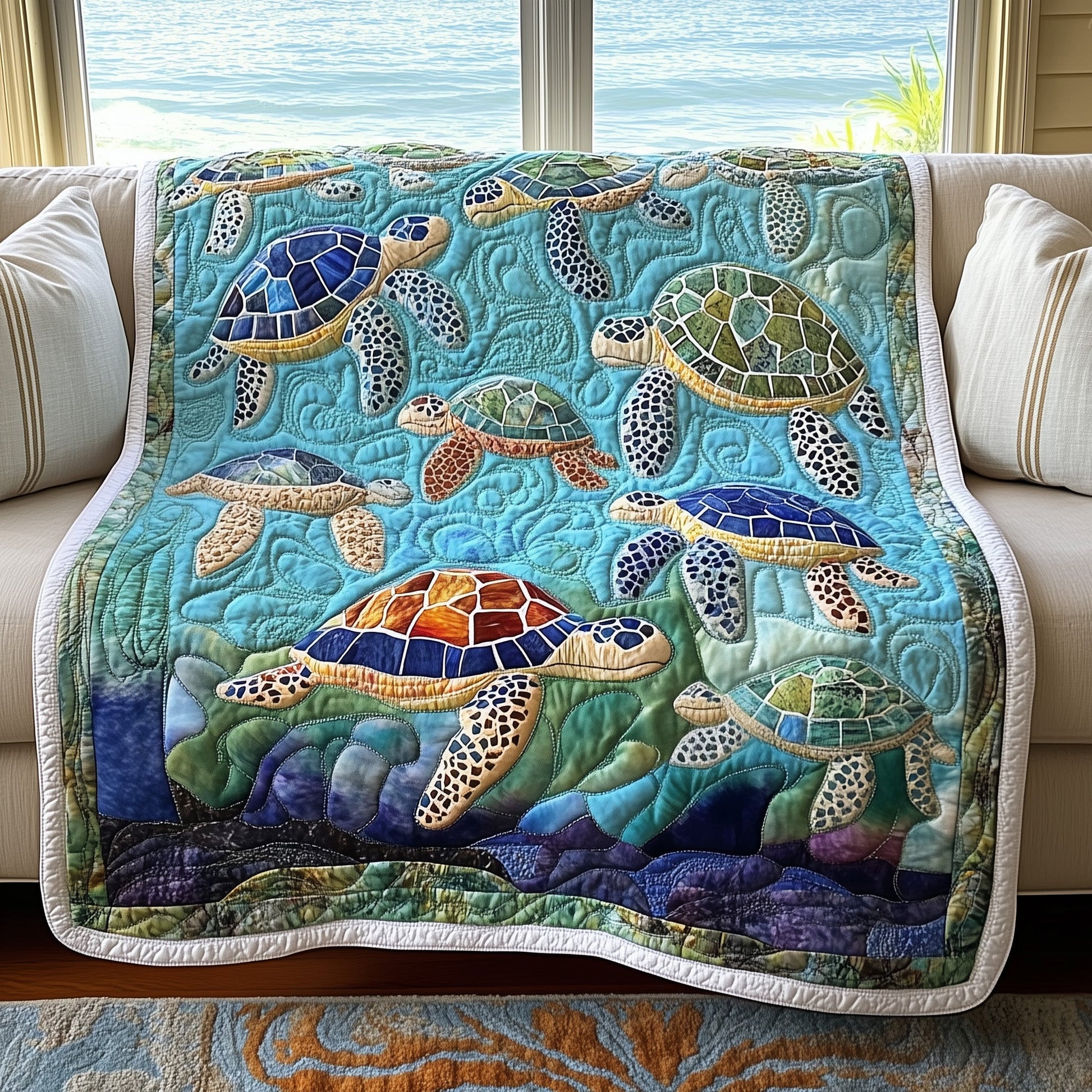 Slow and Steady Quilted Blanket GFTOAB3419