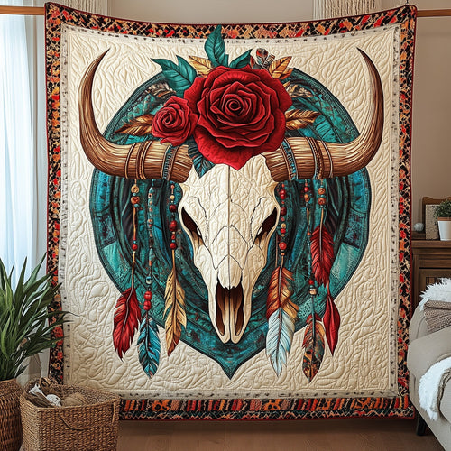 Mystic Longhorn Quilted Blanket GFTOHD3319