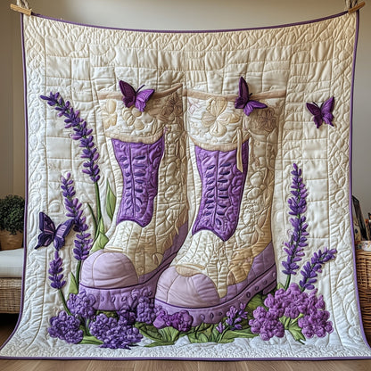Boots Breeze And Blossoms Quilted Blanket GFTOAB3451