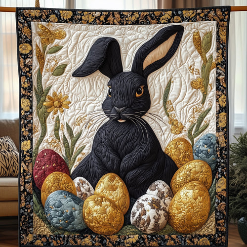 Hopping into Easter Quilted Blanket GFTOAB3395