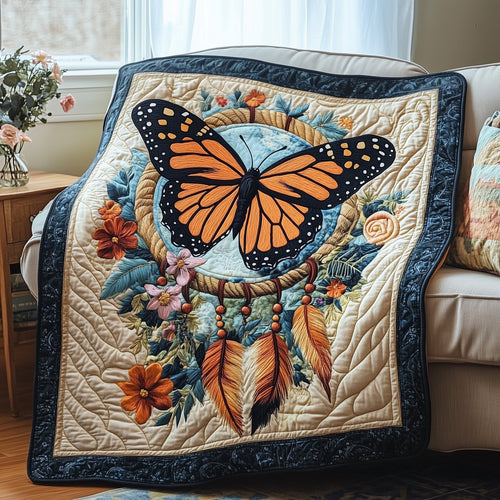 Butterfly Dreamcatcher Quilted Blanket GFTOTP4090