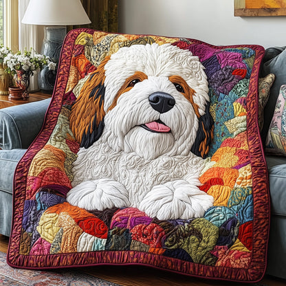 The Shaggy Gentleman Quilted Blanket GFTOAB3329
